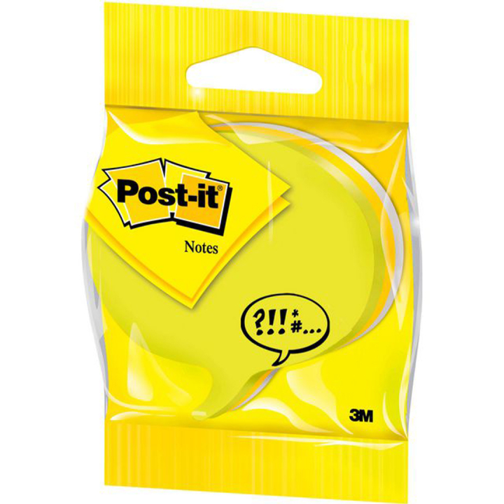 Post-it 70x70 Keltainen/valkoinen puhekupla ryhmässä Paperit ja Lehtiöt / Kirjoitus ja muistiinpanot / Post-it ja muistilaput @ Pen Store (135709)