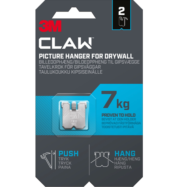 Claw Kehyskoukut kipsiseinälle 7 kg 2 kpl ryhmässä Askartelu ja Harrastus / Järjestää / Kehykset / Taulunripustus @ Pen Store (135740)