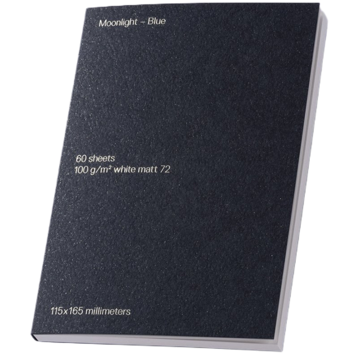 Notepad - Moonlight Blue ryhmässä Paperit ja Lehtiöt / Kirjoitus ja muistiinpanot / Muistikirjat @ Pen Store (135781)