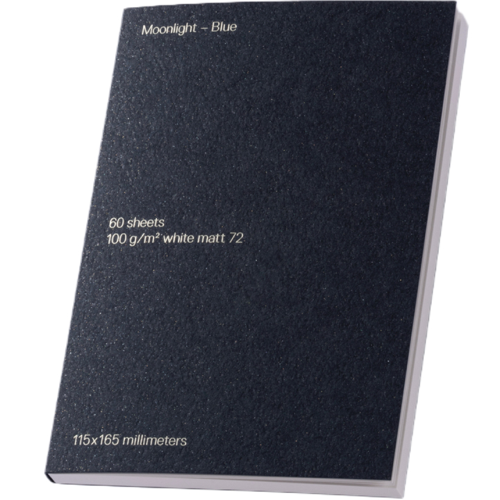 Notepad - Moonlight Blue ryhmässä Paperit ja Lehtiöt / Kirjoitus ja muistiinpanot / Muistikirjat @ Pen Store (135781)