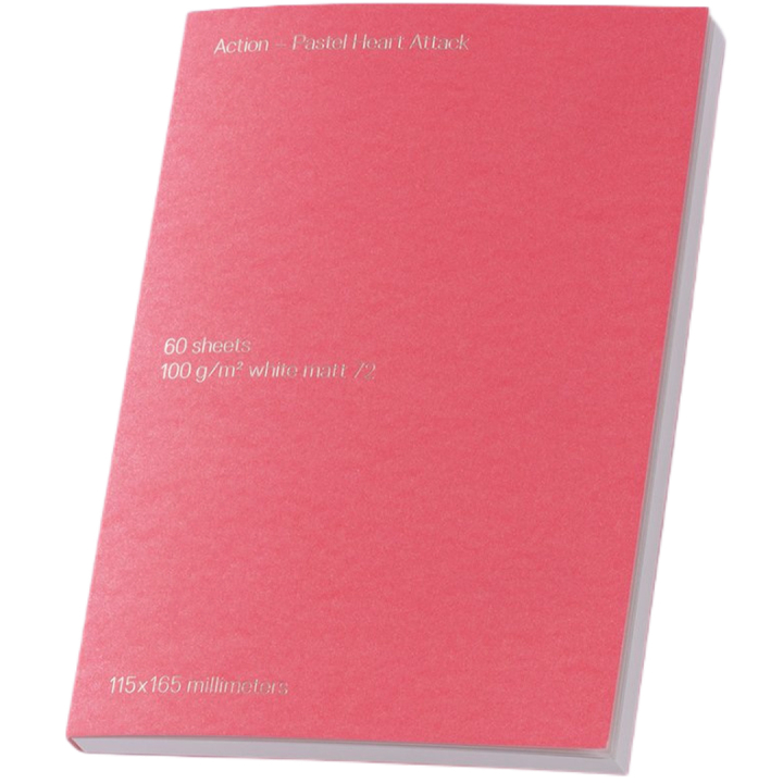 Notepad - Action Pastel Heart Attack ryhmässä Paperit ja Lehtiöt / Kirjoitus ja muistiinpanot / Muistikirjat @ Pen Store (135783)