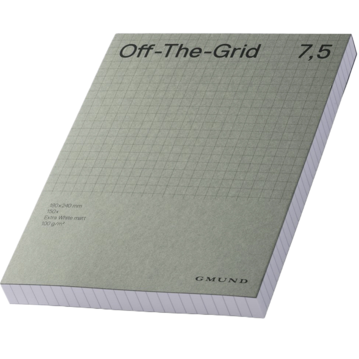 Off-The-Grid 7,5 - Forest ryhmässä Paperit ja Lehtiöt / Kirjoitus ja muistiinpanot / Vihkot ja lehtiöt @ Pen Store (135784)