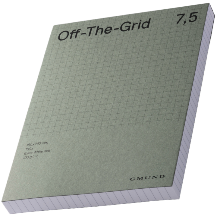 Off-The-Grid 7,5 - Forest ryhmässä Paperit ja Lehtiöt / Kirjoitus ja muistiinpanot / Vihkot ja lehtiöt @ Pen Store (135784)