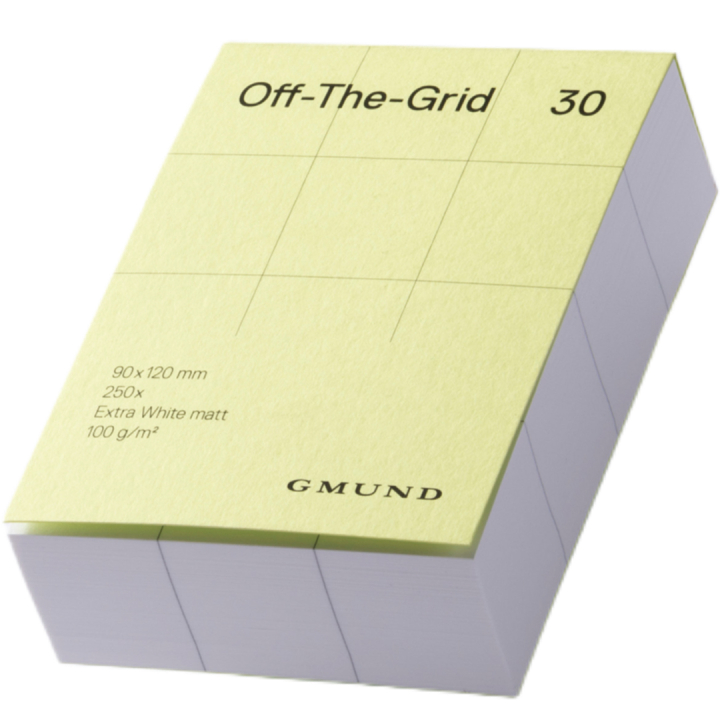 Off-The-Grid 30 - Lime ryhmässä Paperit ja Lehtiöt / Kirjoitus ja muistiinpanot / Vihkot ja lehtiöt @ Pen Store (135786)