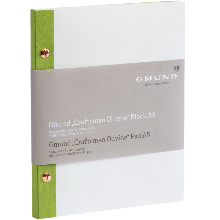 Craftsman Sketchbook A5 - Olivine ryhmässä Paperit ja Lehtiöt / Taiteilijalehtiöt / Luonnoskirjat @ Pen Store (135791)