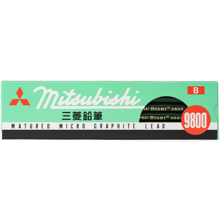 Blyerts Mitsubishi 9800 12-pack ryhmässä Kynät / Kirjoittaminen / Lyijykynät @ Pen Store (135800_r)