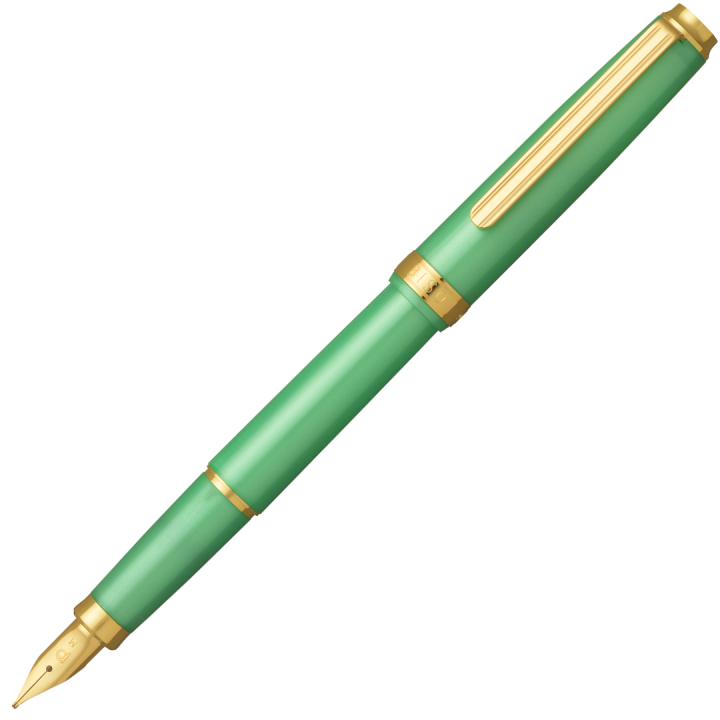 BISO Täytekynä Sparkle Mint Green ryhmässä Kynät / Fine Writing / Täytekynät @ Pen Store (136075_r)
