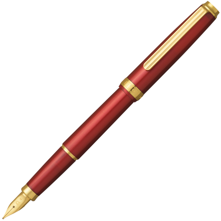 BISO Täytekynä Flame Red ryhmässä Kynät / Fine Writing / Täytekynät @ Pen Store (136079_r)