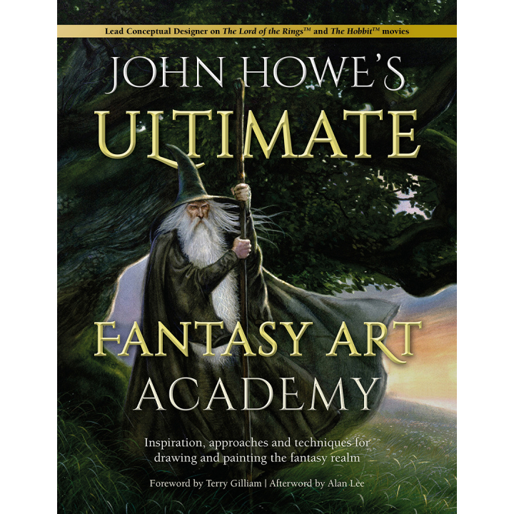 John Howe's Ultimate Fantasy Art Academy ryhmässä Askartelu ja Harrastus / Kirjat / Inspiraatiokirjat @ Pen Store (136290)
