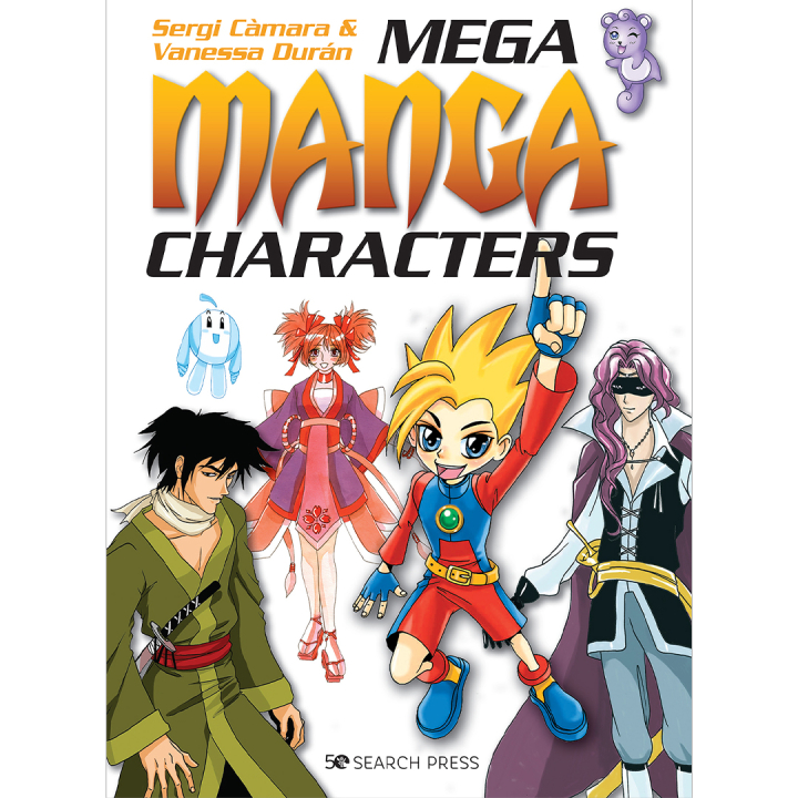 Mega Manga Characters ryhmässä Askartelu ja Harrastus / Kirjat / Ohjekirjat @ Pen Store (136309)