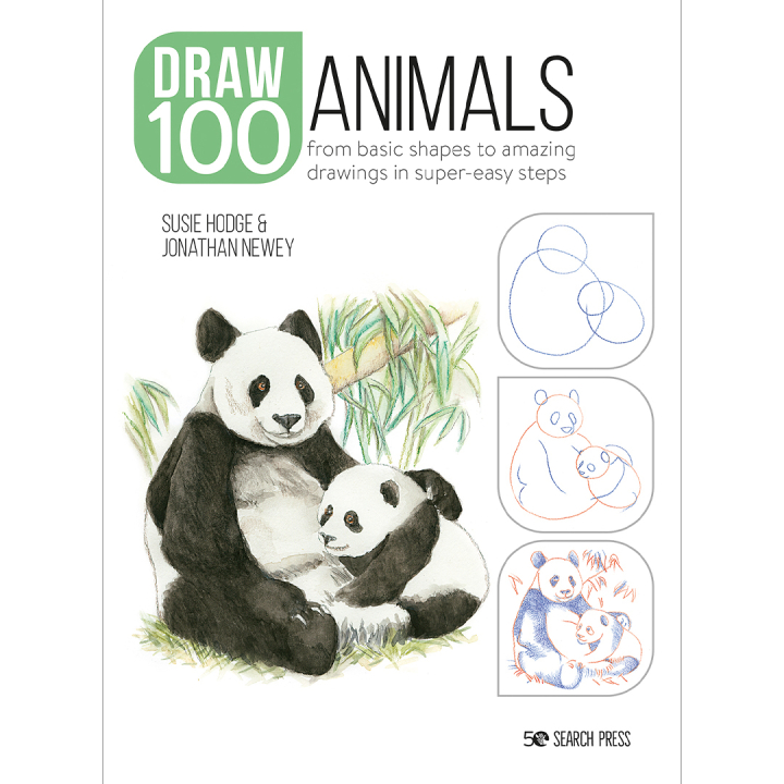 Draw 100: Animals ryhmässä Askartelu ja Harrastus / Kirjat / Inspiraatiokirjat @ Pen Store (136316)