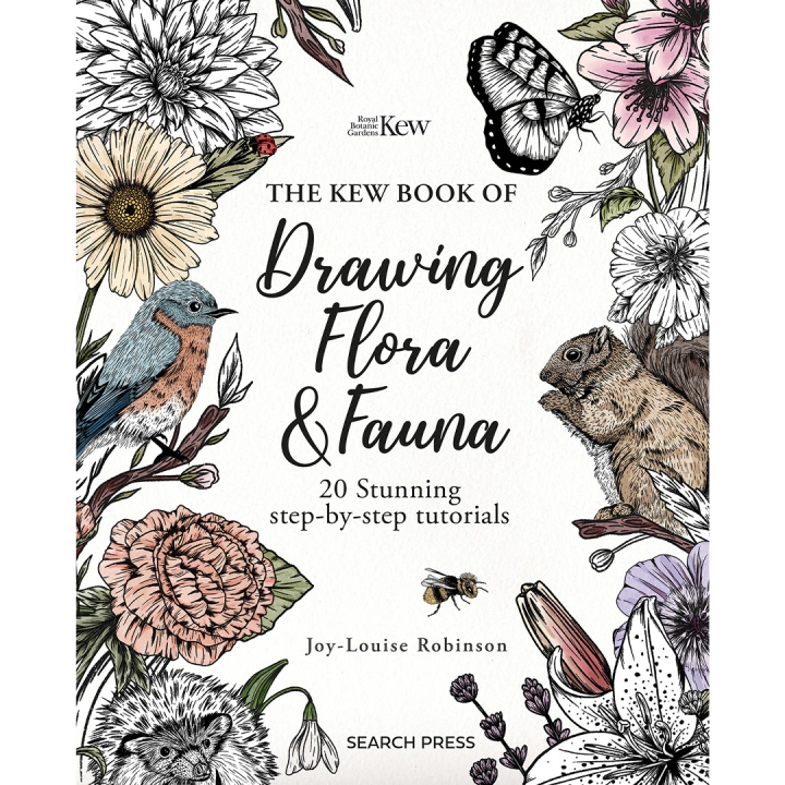 The Kew Book of Drawing Flora and Fauna ryhmässä Askartelu ja Harrastus / Kirjat / Ohjekirjat @ Pen Store (136328)