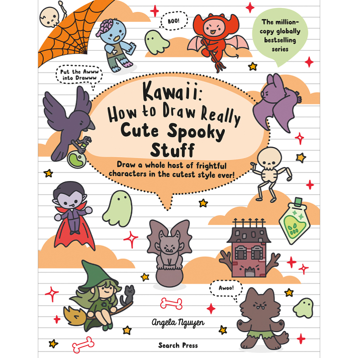 Kawaii: How to draw Really Cute Spooky Stuff ryhmässä Askartelu ja Harrastus / Kirjat / Ohjekirjat @ Pen Store (136332)