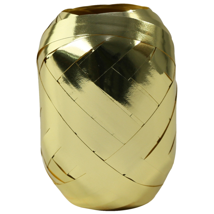Lahjanauha metallinen 10m x 7 mm Kulta ryhmässä Askartelu ja Harrastus / Lomat ja vuodenajat / Paketointi @ Pen Store (136411)
