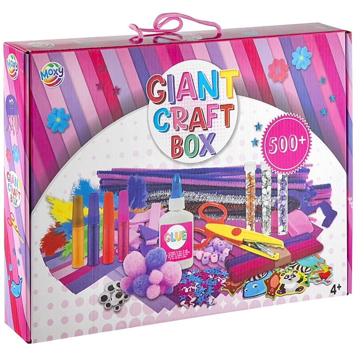 Giant Craft Box Pink ryhmässä Kids / Hauskaa oppimista / Askartelulaatikot @ Pen Store (136608)