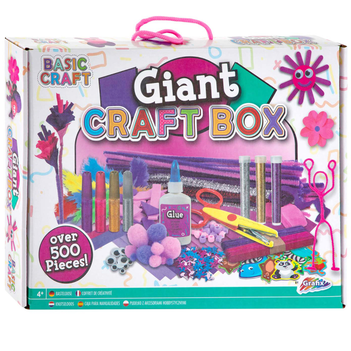 Giant Craft Box Pink ryhmässä Kids / Hauskaa oppimista / Askartelulaatikot @ Pen Store (136608)