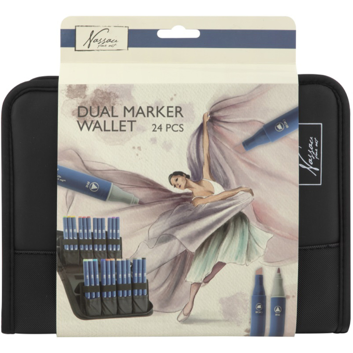 Marker Wallet 24 Kynät ryhmässä Kynät / Taiteilijakynät / Maalitussit @ Pen Store (136611)