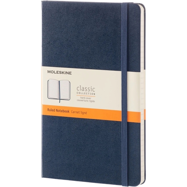 Classic Hard Cover Notebook Large Blue ryhmässä Paperit ja Lehtiöt / Kirjoitus ja muistiinpanot / Muistikirjat @ Pen Store (136821_r)