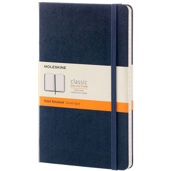 Classic Hard Cover Notebook Large Blue ryhmässä Paperit ja Lehtiöt / Kirjoitus ja muistiinpanot / Muistikirjat @ Pen Store (136821_r)
