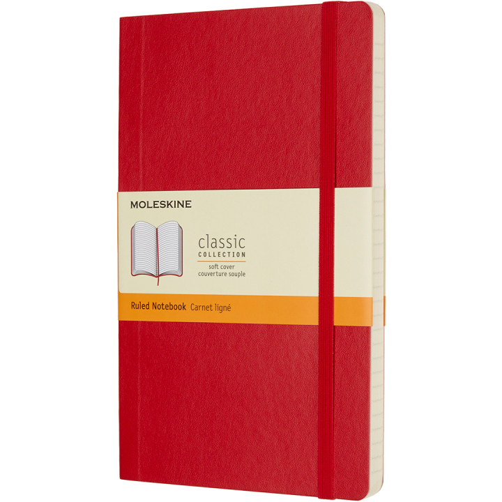 Classic Soft Cover Notebook Large Red ryhmässä Paperit ja Lehtiöt / Kirjoitus ja muistiinpanot / Muistikirjat @ Pen Store (136830_r)