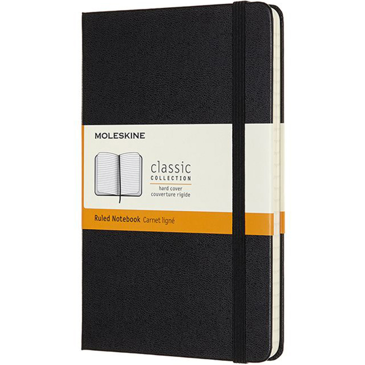 Classic Hard Cover Notebook Medium Black ryhmässä Paperit ja Lehtiöt / Kirjoitus ja muistiinpanot / Muistikirjat @ Pen Store (136838_r)