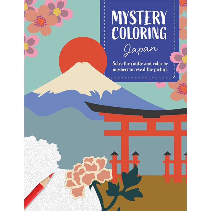 Mystery Coloring Japan ryhmässä Askartelu ja Harrastus / Kirjat / Aikuisten värityskirjat @ Pen Store (137181)