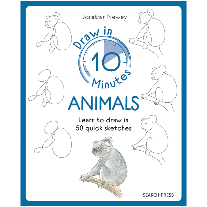 Draw in 10 Minutes: Animals ryhmässä Askartelu ja Harrastus / Kirjat / Ohjekirjat @ Pen Store (137218)