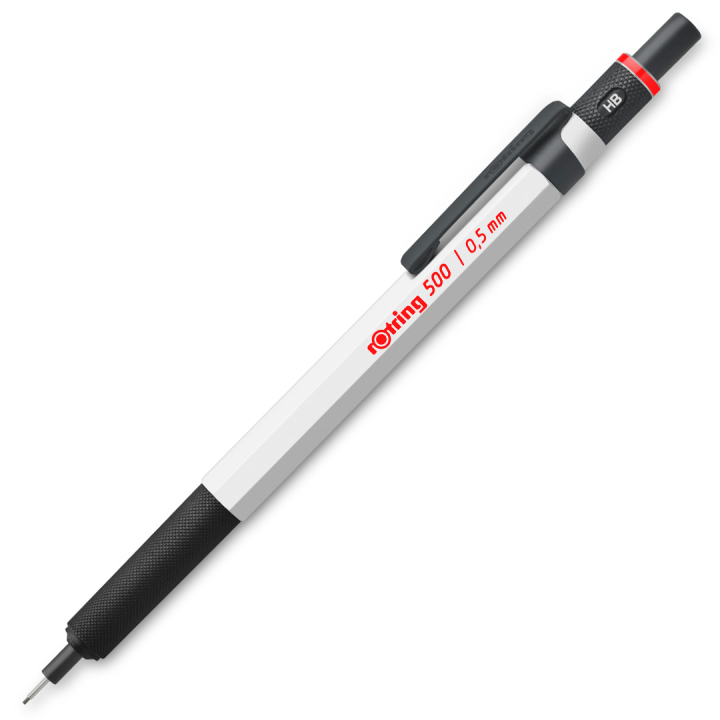 500 Lyijykynä 0.5 Valkoinen ryhmässä Kynät / Kirjoittaminen / Lyijytäytekynät @ Pen Store (137411)