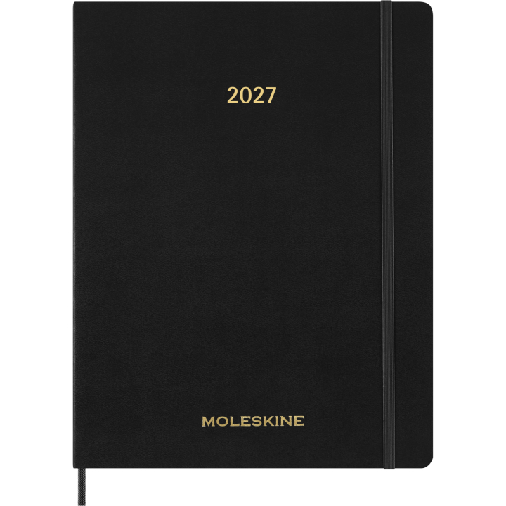 Kalenteri 12M Weekly Vertical 2027 Essential Softcover XXL Black ryhmässä Paperit ja Lehtiöt / Kalenterit / 12 kk kalenterit @ Pen Store (137472)