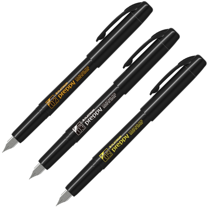 Preppy Täytekynä Black Edition ryhmässä Kynät / Fine Writing / Täytekynät @ Pen Store (137474_r)