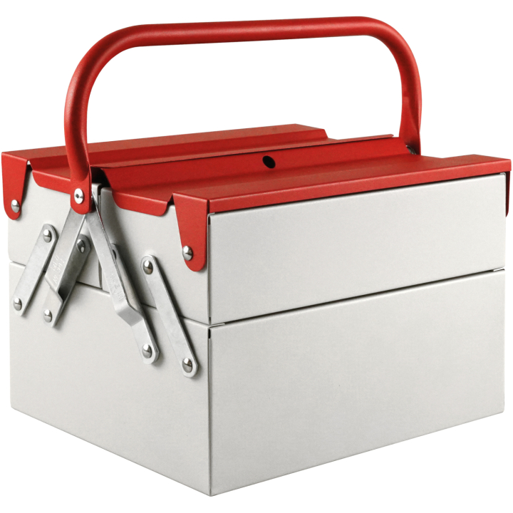 Toolbox Atena Grey/Red ryhmässä Askartelu ja Harrastus / Järjestää / Laatikko @ Pen Store (137547)