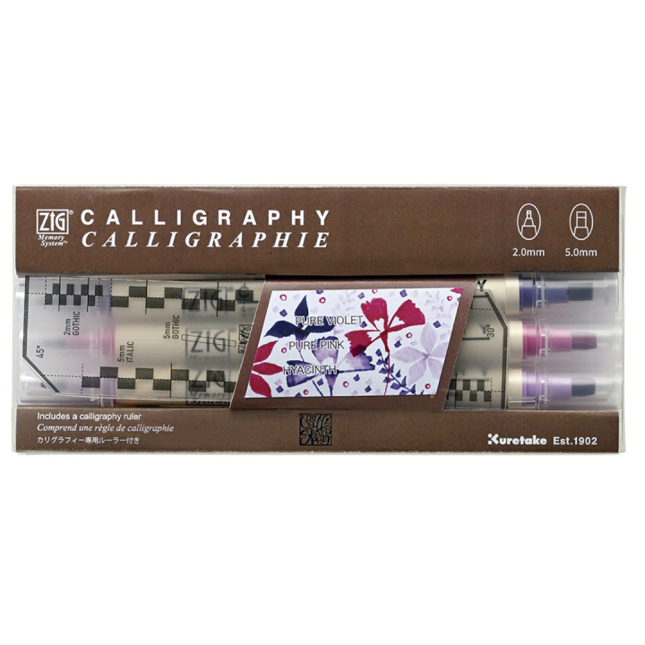 Kalligrafiakynät 3-osainen setti #6 ryhmässä Askartelu ja Harrastus / Kalligrafia / Kalligrafiakynät @ Pen Store (137575)