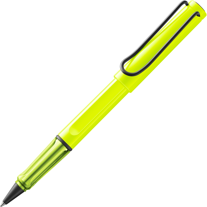 Safari Rollerball Neon Yellow ryhmässä Kynät / Fine Writing / Rollerball-kynät @ Pen Store (137581)