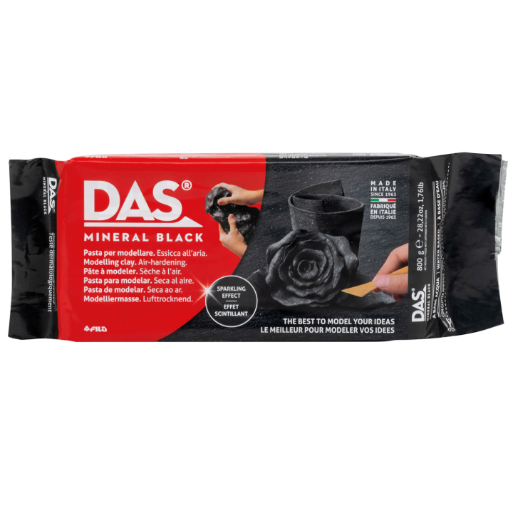 Muovailumassa 800 g Mineral Black ryhmässä Askartelu ja Harrastus / Askartelu / Muovailusavi / Ilmakovettuva savi @ Pen Store (137639)