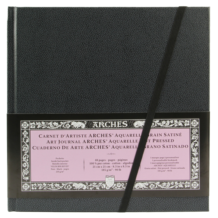 Art Journal Akvarelli HP 21x21 cm ryhmässä Paperit ja Lehtiöt / Taiteilijalehtiöt / Luonnoskirjat @ Pen Store (137652)