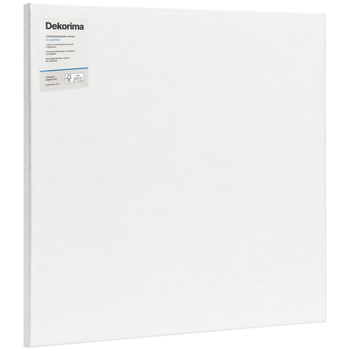 Pingotettu Canvaskangas Puuvilla/Polyesteri 50x50 ryhmässä Taiteilijatarvikkeet / Ateljee / Maalauspohjat / Maalauspohja akryylimaali @ Pen Store (137798)