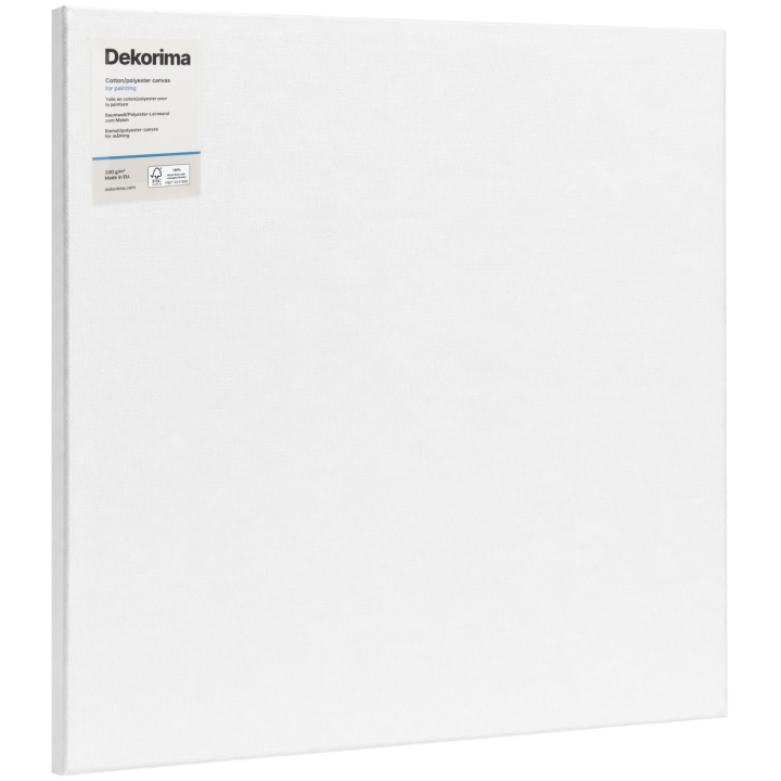 Pingotettu Canvaskangas Puuvilla/Polyesteri 50x50 ryhmässä Taiteilijatarvikkeet / Ateljee / Maalauspohjat / Maalauspohja akryylimaali @ Pen Store (137798)