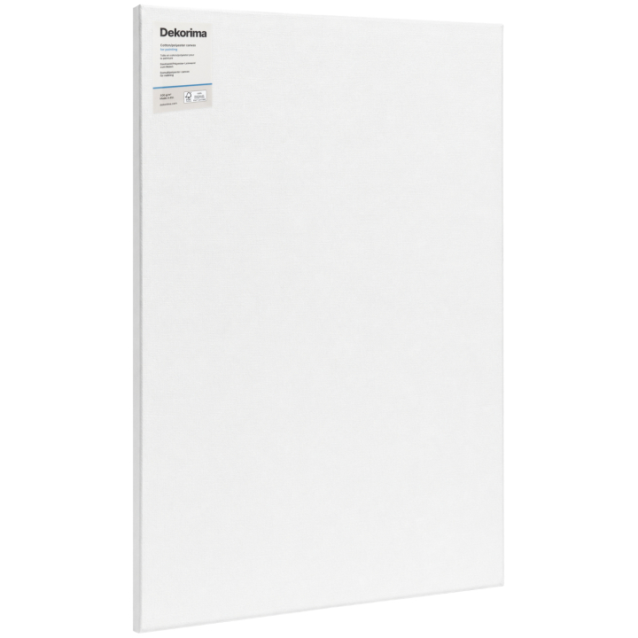 Pingotettu Canvaskangas Puuvilla/Polyesteri 50x70 ryhmässä Taiteilijatarvikkeet / Ateljee / Maalauspohjat / Maalauspohja akryylimaali @ Pen Store (137799)