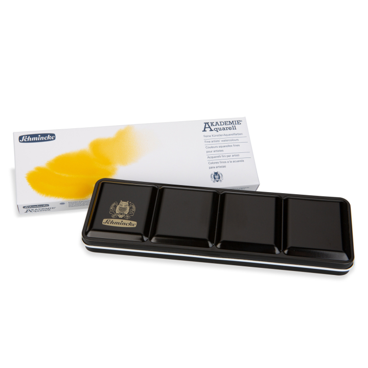 Akademie Aquarell Half Pans 24-setti ryhmässä Taiteilijatarvikkeet / Taiteilijavärit / Akvarellivärit / Akvarellinapit @ Pen Store (137802)