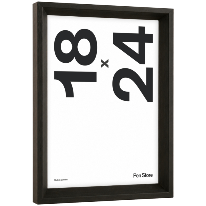 Espresso puukehys 18x24 cm ryhmässä Askartelu ja Harrastus / Järjestää / Kehykset / Ruskeat kehykset @ Pen Store (137892)