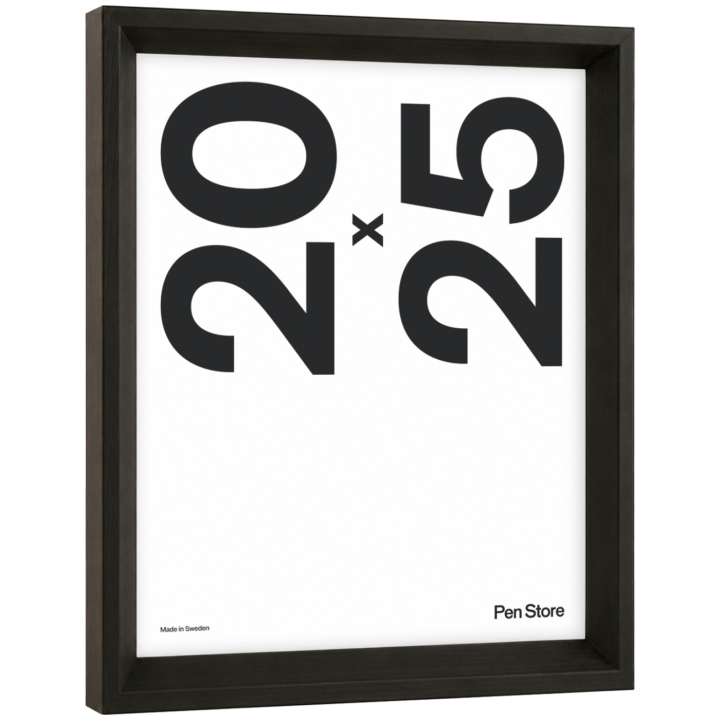 Espresso puukehys 20x25 cm ryhmässä Askartelu ja Harrastus / Järjestää / Kehykset / Ruskeat kehykset @ Pen Store (137893)