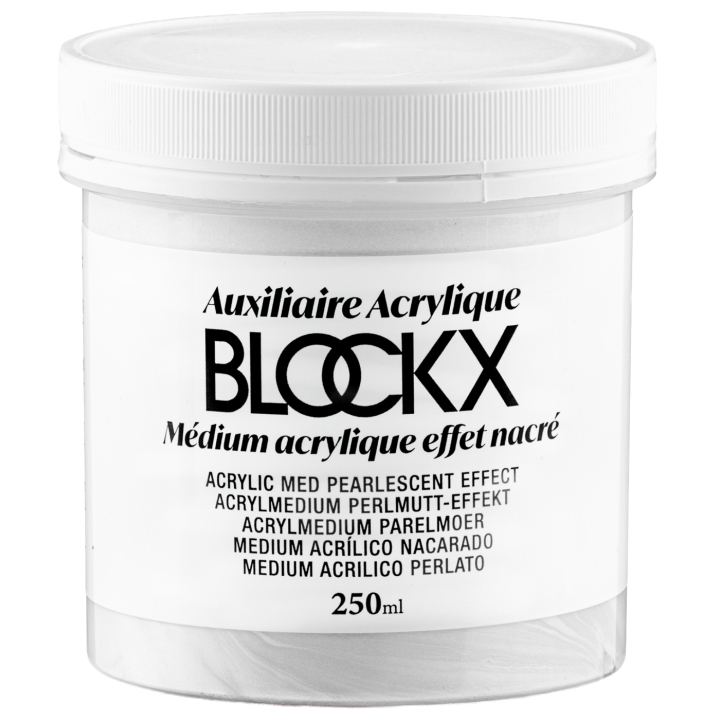 Acrylic Pearlescent Effect Medium 250 ml ryhmässä Taiteilijatarvikkeet / Maalausnesteet ja lakat / Maalinesteet akryyliväreille @ Pen Store (137951)