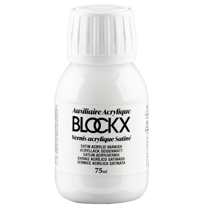 Satin Acrylic Varnish 75 ml ryhmässä Taiteilijatarvikkeet / Maalausnesteet ja lakat / Maalinesteet akryyliväreille @ Pen Store (137955)