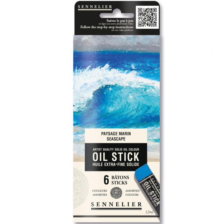 Oil Stick Mini 6-sett Seascape ryhmässä Taiteilijatarvikkeet / Liidut ja lyijyt / Öljyliidut @ Pen Store (138060)