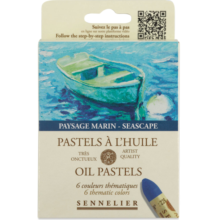 Öljypastelli Seascape 5 ml 6-setti ryhmässä Taiteilijatarvikkeet / Taiteilijavärit / Pastellivärit / Öljypastellit @ Pen Store (138066)