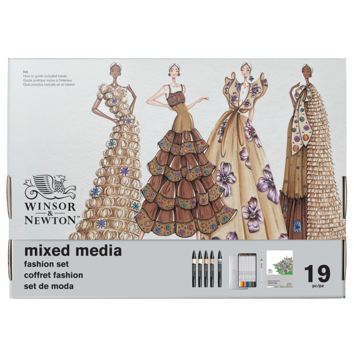 Mixed Media Fashion Set 19-osainen ryhmässä Kynät / Taiteilijakynät / Maalitussit @ Pen Store (138078)