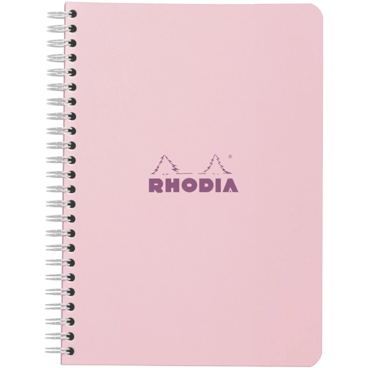 Notebook Spiral Pink A5 Viivoitettu ryhmässä Paperit ja Lehtiöt / Kirjoitus ja muistiinpanot / Vihkot ja lehtiöt @ Pen Store (138098)