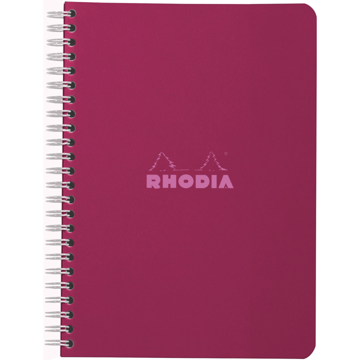Notebook Spiral Plum A5 Viivoitettu ryhmässä Paperit ja Lehtiöt / Kirjoitus ja muistiinpanot / Vihkot ja lehtiöt @ Pen Store (138116)