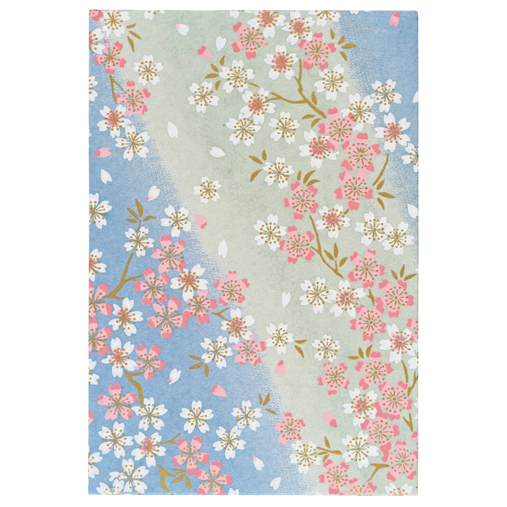 Notebook Goshuincho Blue Flower ryhmässä Paperit ja Lehtiöt / Taiteilijalehtiöt / Luonnoskirjat @ Pen Store (138160)