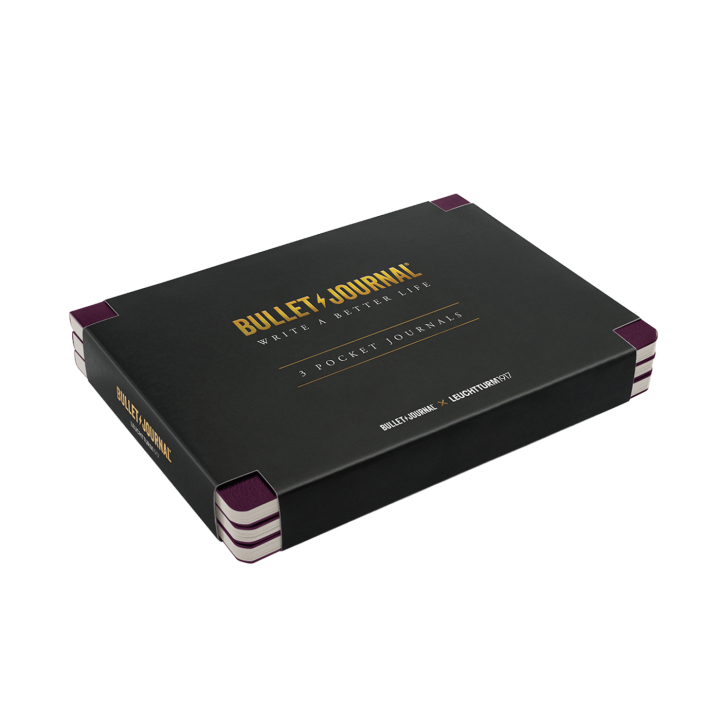 Bullet Journal Pocket 3 kpl Purple26 ryhmässä Askartelu ja Harrastus / Tekniikat / Bullet Journaling @ Pen Store (138172)